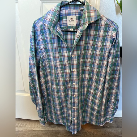 Ben Sherman plaid long sleeve button shirt size 15.5 33-33 - Picture 1 of 3